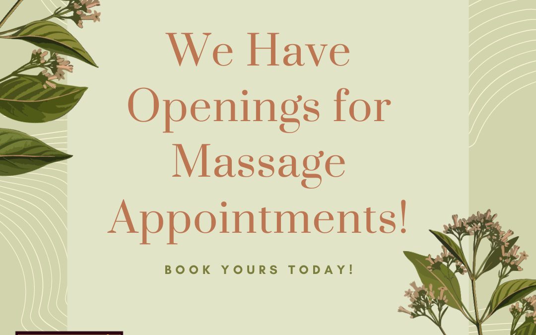 Massage Appointments
